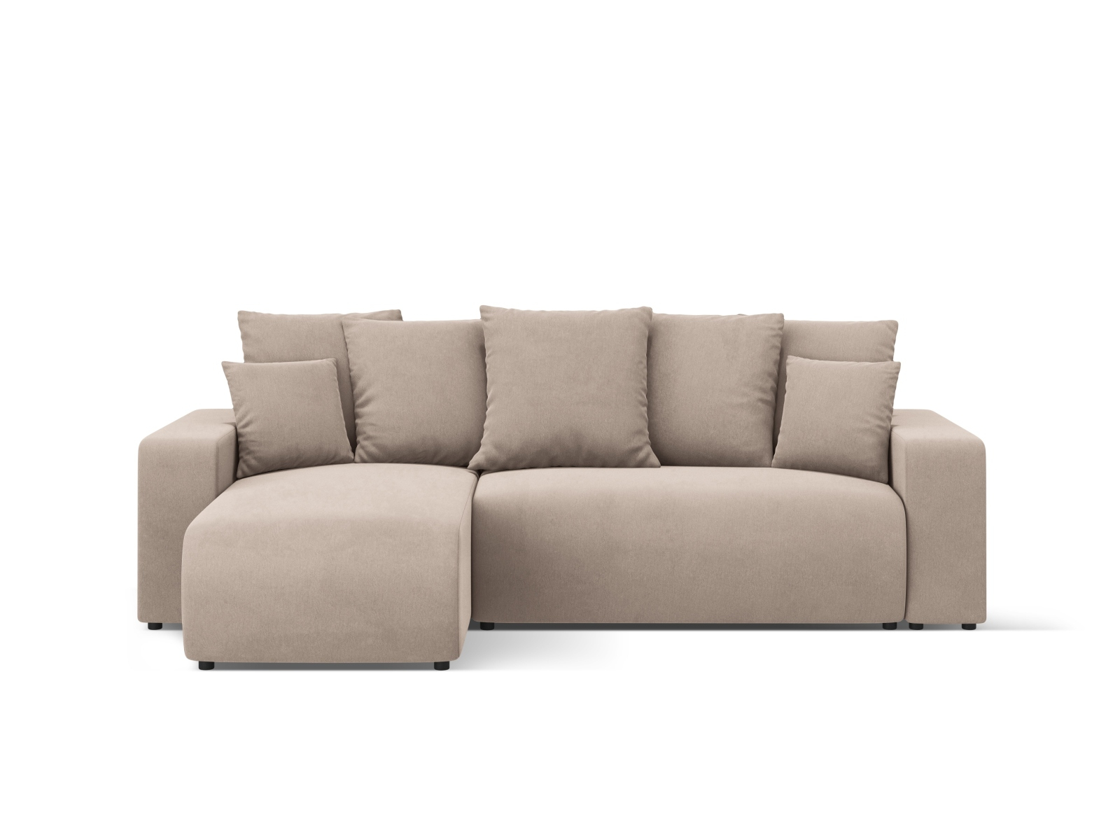 Coltar extensibil Jini cu 4 locuri, colt reversibil si tapiterie din catifea