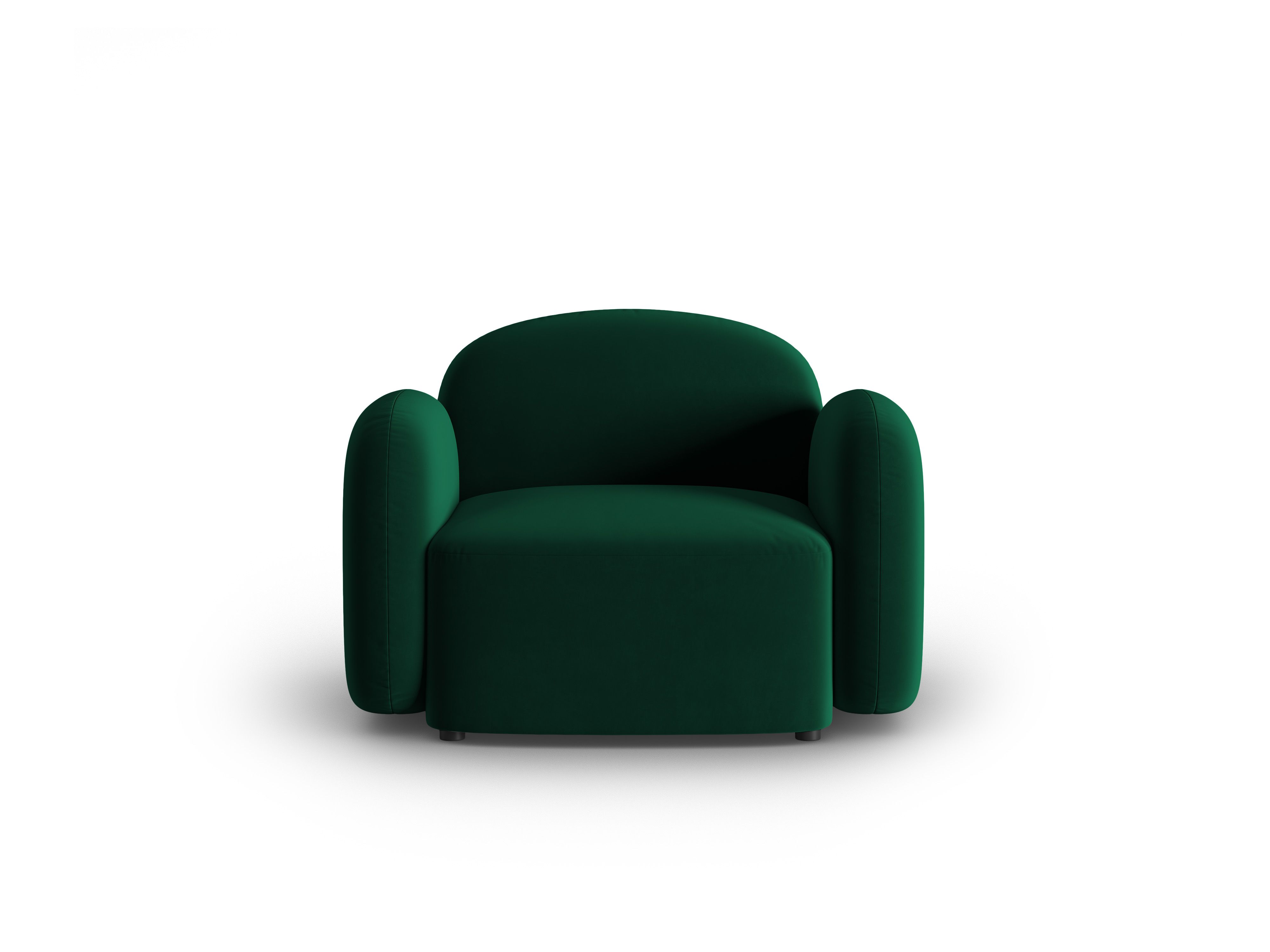 Fotoliu Blair cu tapiterie din catifea, verde