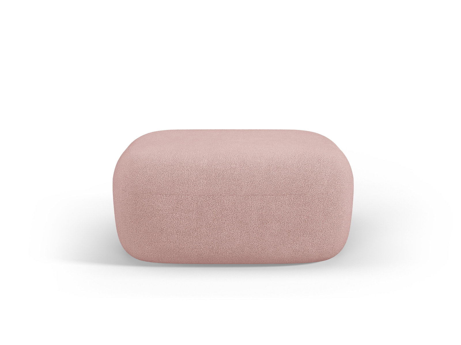 Puf Jenny si tapiterie boucle, roz