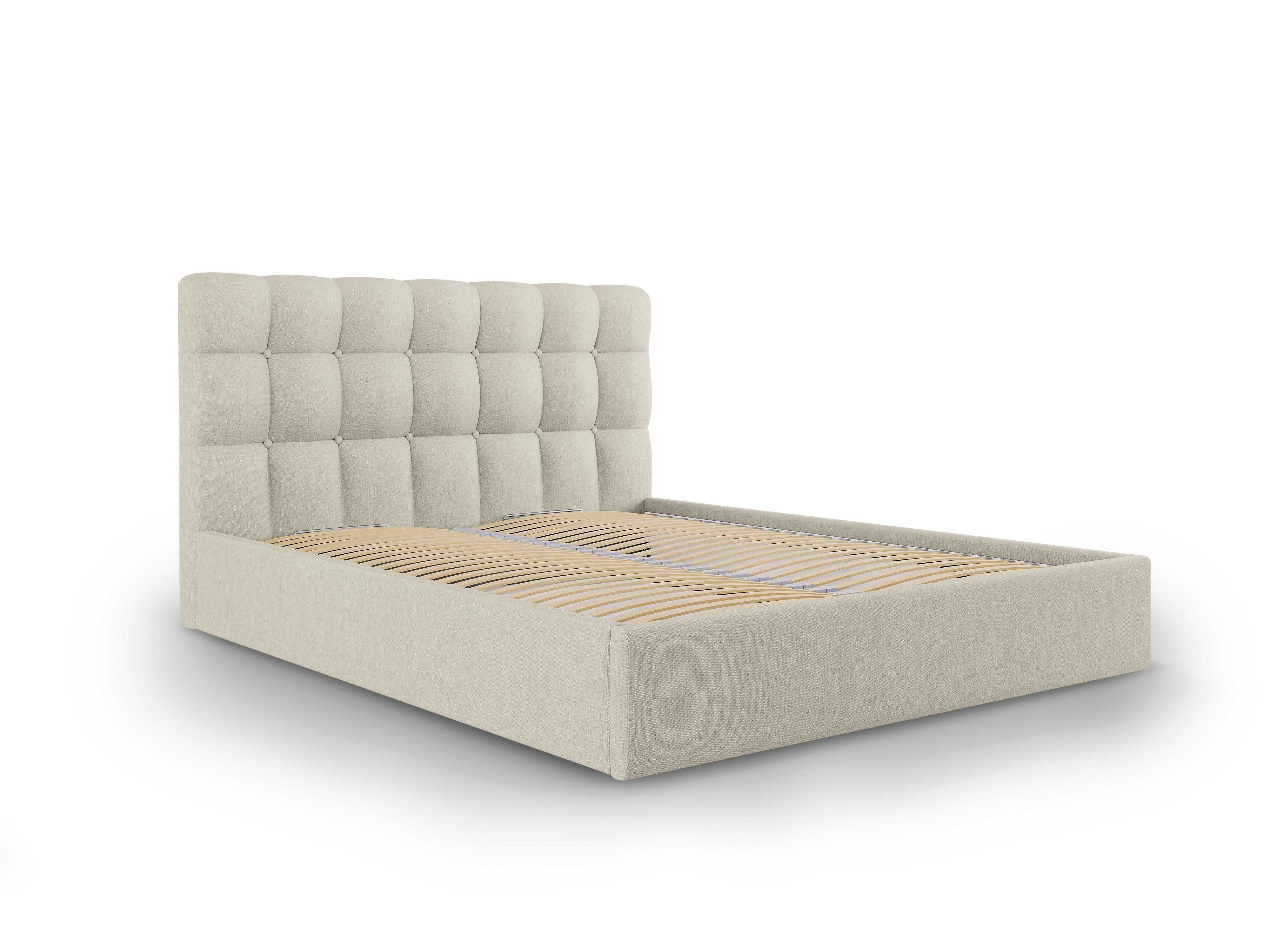 Pat Phaedra Beige cu țesătură structurală 140x200